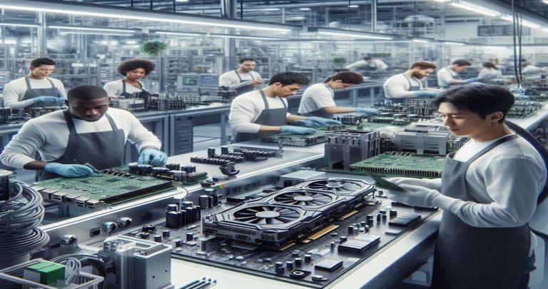 Prototipos de componentes informáticos RTX 5090 de NVIDIA