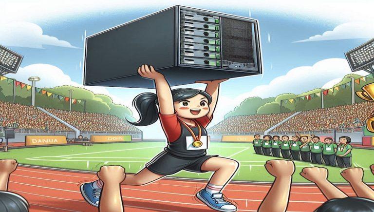 La informática como oficio también tiene su lado divertido Campeonato Mundial de Lanzamiento de Servidores