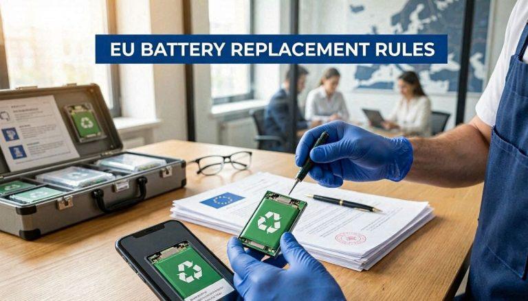 En 2027 la EU impone el poder sustituir baterías sin problemas Los fabricantes no alegan en contra