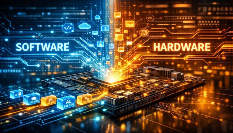 No solamente el hardware es esencial en la IA: el software también desempeña un papel fundamental.