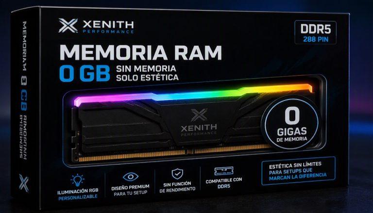 La informática y los sibaritas: a la venta memoria RAM de 0 GB